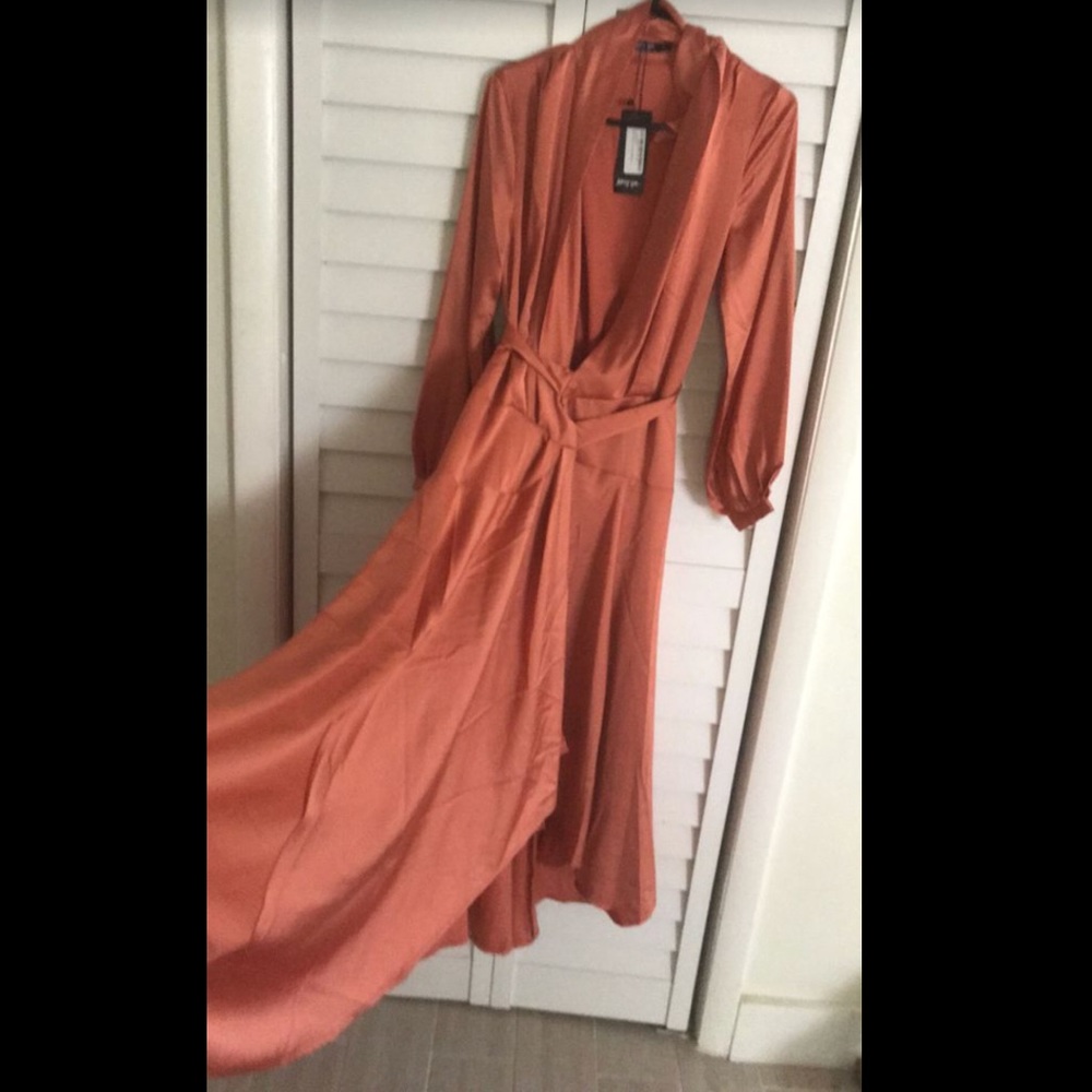 Wrap maxi dress